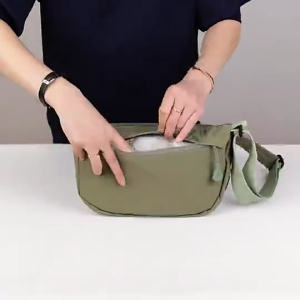 1 PC Large Capacity Womens Daily Crossbody Bag Simple Design Lightweight Adjustable Shoulder Strap Fashionable Tote Bag