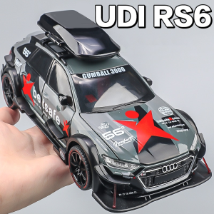 1:24 RS6 Racing Die-Cast Alloy Model Car - Stylish Collectors Item Perfect Gift for Boyfriend Display-worthy Collectible