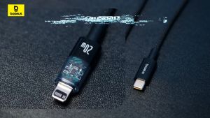 Cáp sạc nhanh và truyền dữ liệu Type C to Lightning 20W Baseus Gem Charging Cable