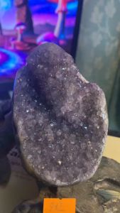 Hoa đá thạch anh tím tán sắc Uruguay Amethyst tự nhiên Vip AAA năng lượng luân xa 912