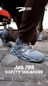 Sepatu Safety Ringan Ujung Besi Anti Tusukan Paku/Sepatu JBS 799 Safety Sneakers/Sepatu Kerja Proyek