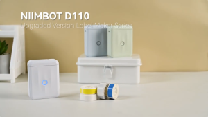 Niimbot D110 Upgraded Version Label Printer Mini Portable Intelligence 12-15mm Home Name Sticker Label Maker