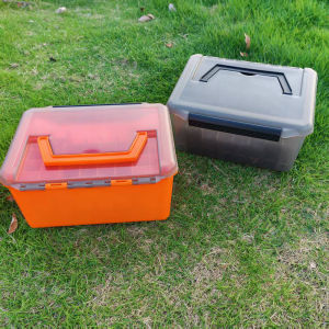 Fishing wooden shrimp bait box fake bait soft bait wooden shrimp well format storage box fishing bait toolbox bait box