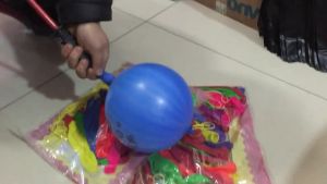 Balloon Hand Pump Random Color Inflator Tools Hand Held Pump Birthday / Pam Tangan Belon / 气球手推打气筒