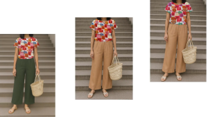 TPSH - MIRABEL Co-ord Set ~ Challis Top with Linen Pants for women