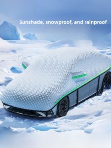 HELLOLEIBOO | Sun Protection Car Cover with Windshield Shade for Winter Season