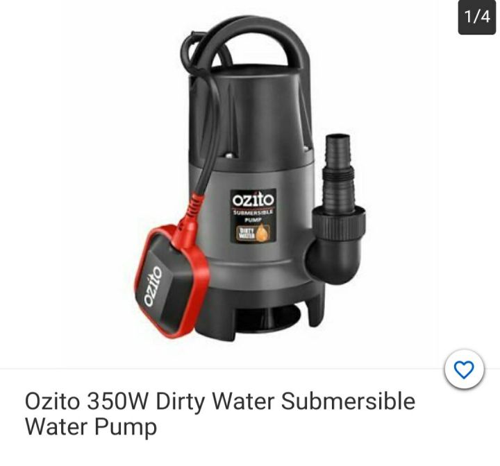 Ozito Submersible Water Pump for drain dirty water Lazada PH