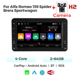 7 Inch Android Car Radio For Alfa Romeo 159 Spider Brera Sportwagon CarPlay Android Auto BT GPS WIFI IPS Car Multimedia Stereo