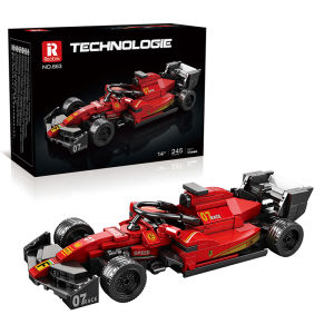 245PCS Formula Racing Car Building Blocks 1:24 Vehicle Model Bricks Desktop Ornaments Children DIY Assembly Toys Holiday Gifts