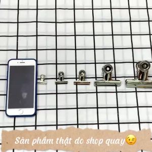 Kẹp giấy kẹp tài liệu kẹp bảng kê giá vẽ bằng inox nhiều kích thước