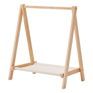 MANHAOSHI | Foldable Wooden Clothes Rack