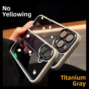 DAIMANG | High-end Semi-transparent Non-yellowing Full Coverage Shatter-resistant Phone Case