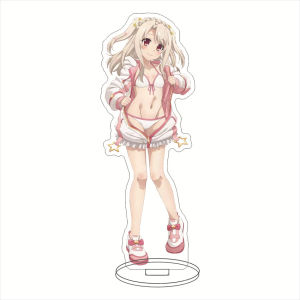 Bandai | 16CM Anime Acrylic Figure Prisma Illyasviel Von Einzbern Với Cos Stand Ornament - Kaleid Liner Anime Phụ Kiện Dành Cho Người Sưu Tầm