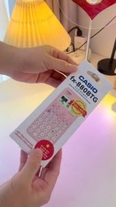 Máy Tính FX-880BTG màu hồng cho học sinh sinh viên - Hàng Thái Nhập Khẩu - Một Mí Store