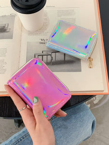 Laser Card Bag Womens Multi-Slot Large Capacity Exquisite High-End Small Cute Bank Card Storage Card Holder Small Card Holder