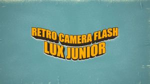 Godox Lux Junior Retro Camera Flash with Manual and Auto Flash Modes Optical Mode with S1 and S2 Settings and Vintage Design for Street and Candid Photography (6 Colors Available)