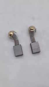 แปรงถ่านหินเจียร 4 นิ้ว Masaki Marten Bonchi Maktec 954 จีนทั่วไป และ สว่าน 2 หุน สว่านโรตารี่ ( 5 x 8 x 15 mm. ) #1500111