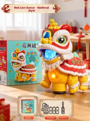 WANJUTEGONGDUI | Lion Dance Drum Baby Toy