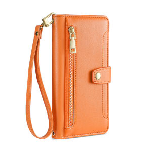Ladies Leather Phone Case for Samsung A54 A34 A24 A14 A73 A53 A33 A23 A52 A72 A22 A12 A71 A51 Wallet Flip Cover with Strap