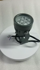 External Control RGB LED Lawn Lamp Outdoor LED Garden Lawn Light 21W9W Landscape Lamp Spike Waterproof 12V 24V Path Bulb Spot Lig