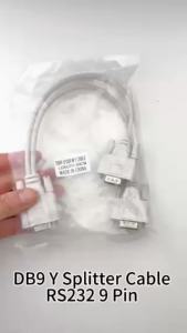 【Y】1PC VGA Splitter Y-Cable - 15Pin VGA Male To 2 Vga Svga Female Adapter Splitter Video Monitor Cable