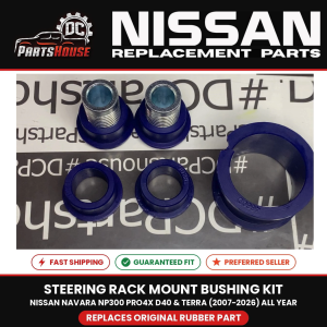 [POLYURETHANE BUSHING] Nissan Navara/Terra & D40 Polyurethane Steering Rack & Pinion Mount Bushing Kit