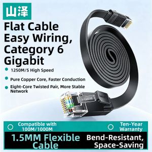 Samzhe | Flat Cat 6 Gigabit Network Cable