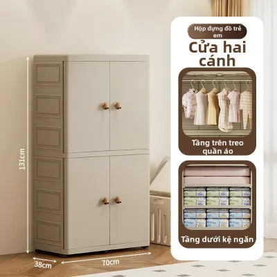 YOUYIDIAN | Tủ Quần Áo Dày Chuyên Dành Cho Trẻ Em Dễ Sử Dụng