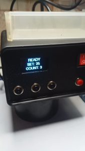 Coin Counter Coin Sorter Machine Coin Hopper - Digital display - Multiple buttons - Power switch - Transparent blue hopper