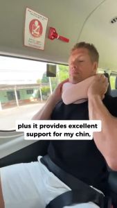 Travel Pillow U-Shaped Memory Neck Pillow Cervical Vertebra Neck Support Nap Pillow Portable Adjustable Velcro Soft Massage Airplane Office Car Sleep Pillow Neck Protection Ergonomics Pillows