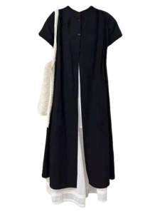 Cỡ Lớn Nữ Áo Sơ Mi Mùa Hè Dài Tay Ngắn Tay Áo Dài Tay Áo Áo Và Bộ Đáy Thoải Mái Đa Năng Ống Rộng Quần Trang Phục Hai Mảnh