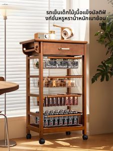 จัดระเบียบมุมห้องด้วยชั้นวางของไม้แข็ง ตู้เสื้อผ้าแบบพับได้ ชั้นวางของแบบลิ้นจี่ ชั้นวางของสำหรับขนมและของใช้ในห้องนั่งเล่น