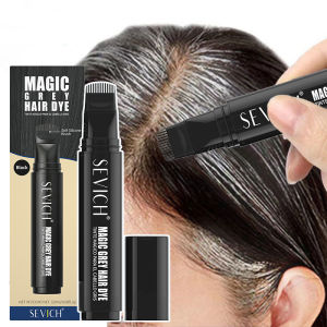 Disposable Hair Coloring Pen Hair Color Stick Dye Pen Instant Grey Hair Cover-Up Stick Temporary Root Concealer for All Hair