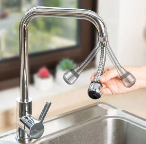 Premium Quality High Pressure 360° Flexible Nozzle(20mm) Spout Water Saving Home 优质高压 360° 柔性喷嘴（20 毫米）喷嘴节水