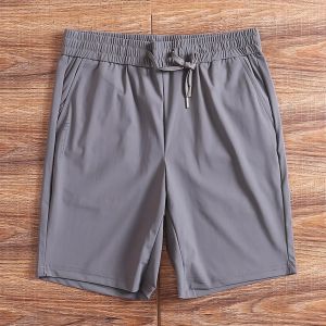 Quần Short Thể Thao Nam American Ice Silk Nhanh Khô Nhẹ Thoáng Khí Mùa Hè Quần Dài Năm Điểm Rộng Rãi Thẳng Quần Dài Thường Ngày