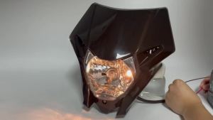Motocross Motorcycle Mask Headlamp for Honda Halogen Headlight Plate CRF150L 150R 150F 230L 250L 250X 250M 300 450L 450X 450RL