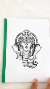 No.1 Shop แบบลายสัก พระพิฆเนศ ชุดที่ 1 (A4 1เซต 40แผ่น) ลายสัก (ไม่ใช่สติ๊กเกอร์) แทททู ลายสัก ลายเส้นสัก แบบสักลายเส้น tattoo แทกทูรอยสัก แบบสักลาย แบบลายสักพระพิฆเนศ แบบลายสักพระพิฆเนศ 2 - Lazada