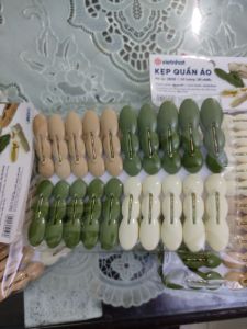 Combo 20 chiếc kẹp quần áo nhựa phíp hàng Cao cấp việt nhật