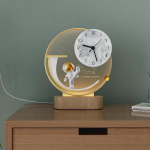 Space Creative Silent Decor Table Clock