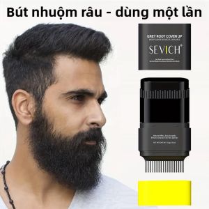 Bút Nhuộm Râu Tức Thì 15g Dùng Một Lần Che Phủ Tóc Bạc Màu Trắng Che Chân Tóc Với Thành Phần Gừng Và Mật Ong