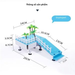 Phao Nổi Đa Năng Hình Rùa Đảo Nổi Nhà Trú Ẩn Trang Trí Cảnh Quan Phụ Kiện Bể Cá Cảnh Bằng Nhựa Cho Bò Sát