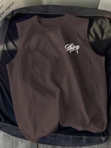 Áo Thun Thể Thao Cotton Nguyên Chất Mùa Hè 2025 Dành Cho Nam Áo Thun Không Tay Dáng Rộng Thời Trang Thường Ngày Cho Thanh Thiếu Niên