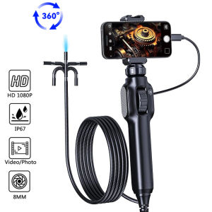 Articulating Borescope 1080P: A 360° Steering Endoscope for Android/IOS