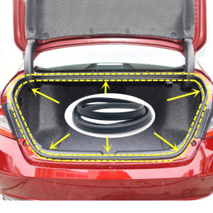 Trunk Rubber Seals for honda City 2001- 2007 2008-2013 2014-2019 Car Sealing Strip Noise Insulation Dust Anti-Collision Auto Mechanical Seal Door car accessories 2002 2003 2004 2005 2006 2009 2010 2011 2012 2015 2016 2017 2018