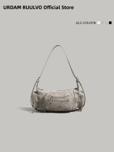 URCDN RDALVO | Design Multifunctional Moto Rivet Crossbody Shoulder Bag