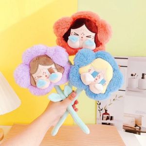 New Trend Crybaby Sad Club Series-Plush Flower Crybaby Cute Model Toys Doll Desktop Decoration Girl Gift