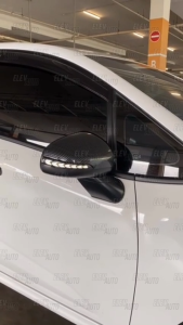 Proton Iriz 14-22 Persona 16-22 Side Mirror LED Turn Signal Dragon Scales Running Light SMOKE