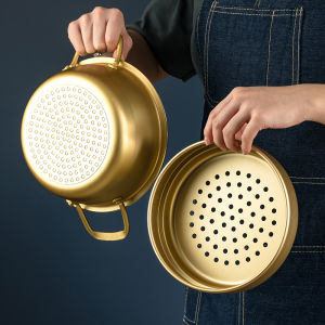 Small Soup Pot with Steamer Household Thickened Gas Steamer Induction Cooker Gas Stove Dedicated Old-Fashioned an Aluminum Pot Multi-Function