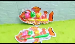 MP555-6 Mainan Edukasi Edukatif Anak Fishing Game Nemo Set Alat Pancing Magnet Plus 4pcs Ikan