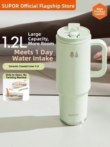 Supor | Durable and Portable Double Drinking Mouth Insulated Cup
